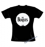 BEATLES - Drum Logo - čierne dámske tričko