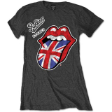 ROLLING STONES - Vintage British Tongue - sivé dámske tričko