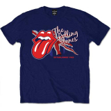 ROLLING STONES - Lick the Flag - modré pánske tričko