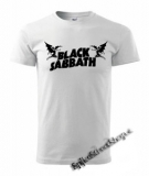 BLACK SABBATH - Logo - biele pánske tričko