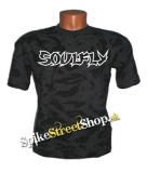 SOULFLY - Logo - pánske maskáčové tričko - ruský maskáč