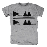 DEPECHE MODE - Delta Machine Black Logo - sivé pánske tričko