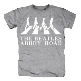 BEATLES - Abbey Road Silhouette - sivé pánske tričko