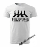 BEATLES - Abbey Road Silhouette - biele pánske tričko