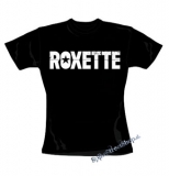 ROXETTE - Vintage Logo - čierne dámske tričko