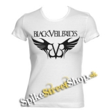 BLACK VEIL BRIDES - Wings Logo - biele dámske tričko