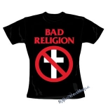 BAD RELIGION - Logo - čierne dámske tričko