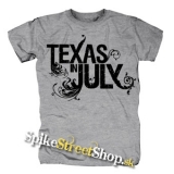 TEXAS IN JULY - Logo - sivé pánske tričko