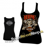 HARLEY DAVIDSON - Ride Skull - Ladies Vest Top