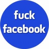 FUCK FACEBOOK - okrúhla podložka pod pohár