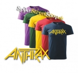 ANTHRAX - Logo - farebné pánske tričko