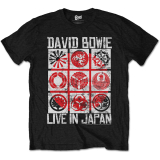 DAVID BOWIE - Live In Japan - čierne pánske tričko