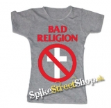 BAD RELIGION - Logo - šedé dámske tričko