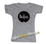 BEATLES - Drum Logo - šedé dámske tričko