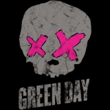 GREEN DAY - Skull - štvorcová podložka pod pohár