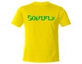 SOULFLY - Brasil Logo - žlté pánske tričko