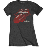 ROLLING STONES - Vintage Tongue Logo - sivé dámske tričko