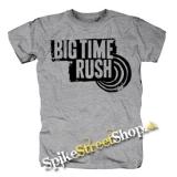 BIG TIME RUSH - Logo - sivé pánske tričko