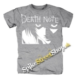 DEATH NOTE - Logo And Portrait - sivé pánske tričko