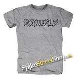 SOULFLY - Logo - sivé pánske tričko