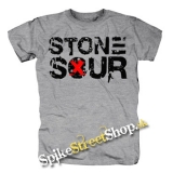 STONESOUR - Logo - sivé pánske tričko