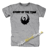 STORY OF THE YEAR - Logo - sivé pánske tričko