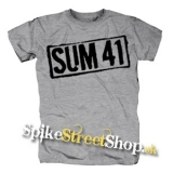 SUM 41 - Logo - sivé pánske tričko