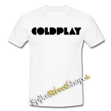 COLDPLAY - Logo - biele pánske tričko