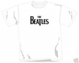 BEATLES - Logo - biele pánske tričko