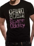 DAVID BOWIE - Space Oddity - čierne pánske tričko (-40%=Výpredaj)
