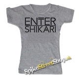 ENTER SHIKARI - Logo - šedé dámske tričko