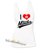 I LOVE SHAWN MENDES - Ladies Vest Top - biele