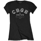 CBGB - Classic Logo - čierne dámske tričko