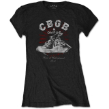 CBGB - Converse - čierne dámske tričko