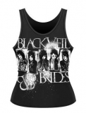 BLACK VEIL BRIDES - Stripes Girls Sheer Tank Vest - dievčenské tričko