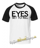 EYES SET TO KILL - Logo - dvojfarebné pánske tričko