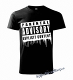 PARENTAL ADVISORY EXPLICIT CONTENT - čierne detské tričko