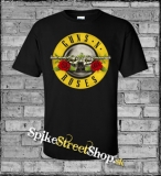 GUNS N ROSES - Classic Bullet Logo - čierne detské tričko