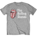 ROLLING STONES - Scratched Logo - sivé pánske tričko