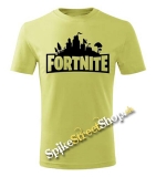 FORTNITE - Logo - jemne zelené detské tričko