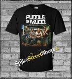 PUDDLE OF MUDD - Logo & Band - čierne detské tričko