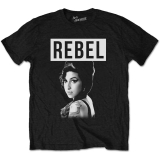 AMY WINEHOUSE - Rebel - čierne pánske tričko