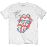 ROLLING STONES - Vintage British Tongue - biele pánske tričko