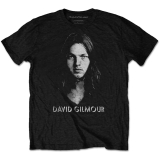 DAVID GILMOUR - Half-tone Face - čierne pánske tričko