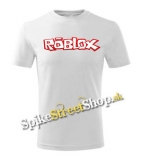 ROBLOX - Logo Red White - biele detské tričko