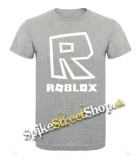 ROBLOX - Symbol & Znak - šedé detské tričko