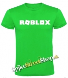 ROBLOX - Logo Symbol White - zelené detské tričko