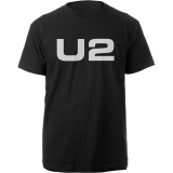 U2 - Logo - čierne pánske tričko