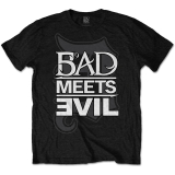 BAD MEETS EVIL - Logo - čierne pánske tričko