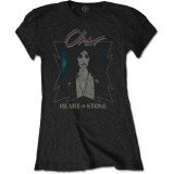 CHER - Heart Of Stone - čierne dámske tričko